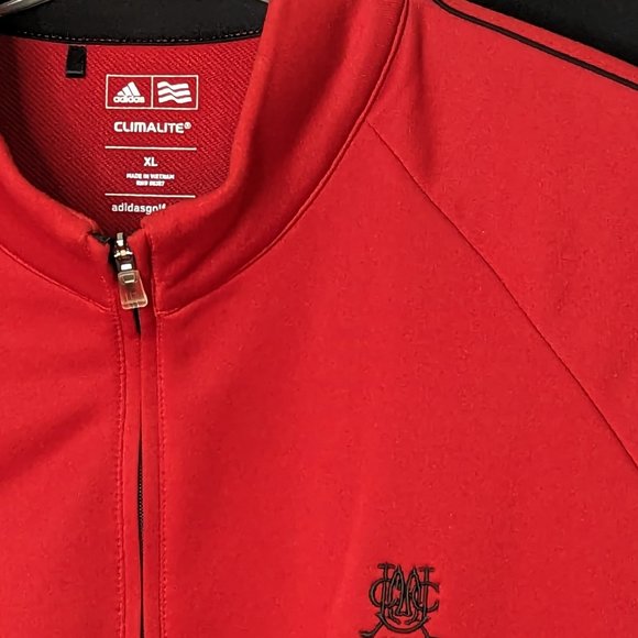 Adidas Golf ClimaLite Men's pullover Red XL - Picture 4 of 4